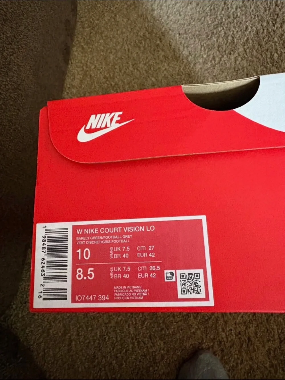 Nike Women's Court Vision Low Next Nature sneaker